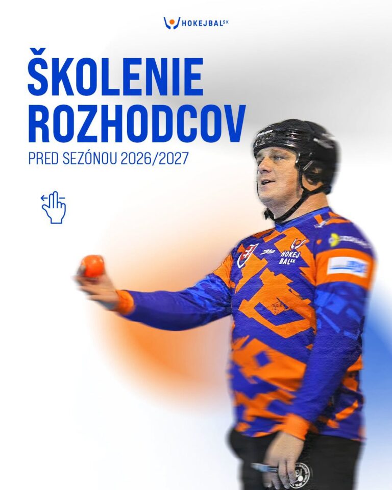 NESÚĎ Z TRIBÚNY – ZOBER ZODPOVEDNOSŤ NA SEBA! Staň sa hokejbalovým rozhodcom!