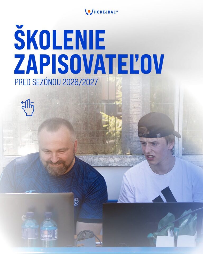 Zapisovatelia hokejbalových zápasov musia prejsť školením!